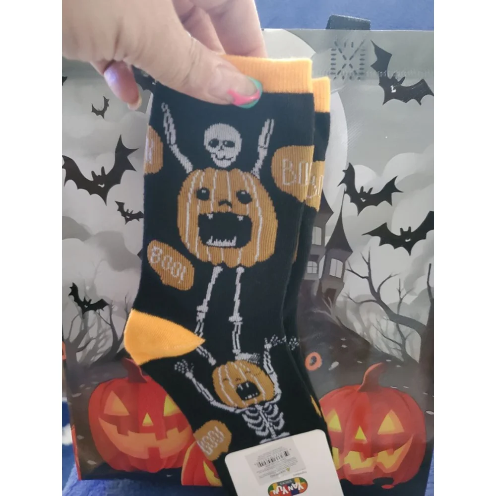Skeleston Halloween Bundle-Scary bag, Spooky Socks, bracelet & Glow item